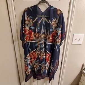 New Floral kimono coverup plus size‎ OSFA